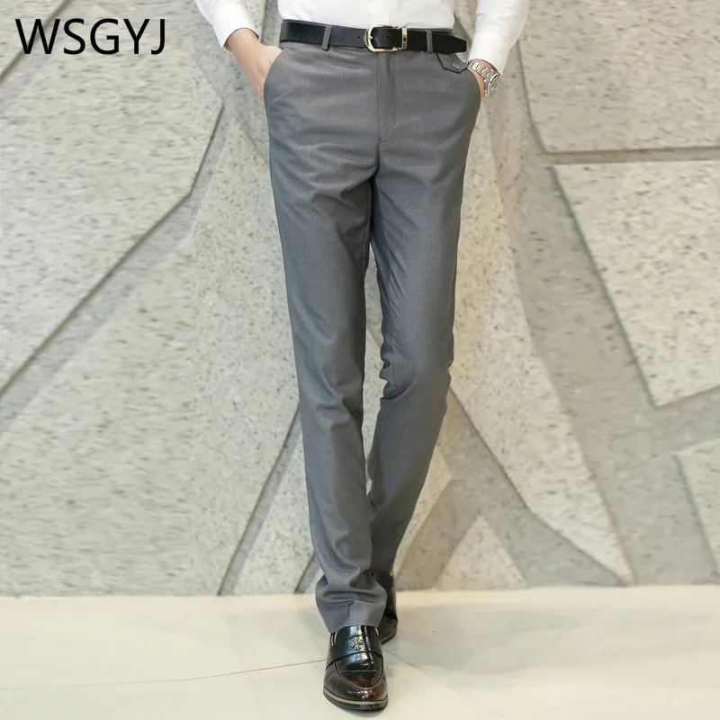 9 Color Brand Men's Suit Pants 2019 Korean Fashion Solid Color Slim Fit Trousers Business Cotton Formal Pants Men Wedding
9 Color Brand Men's Suit Pants 2019 Korean Fashion Solid Color Slim Fit Trousers Business Cotton Formal Pants Men Wedding