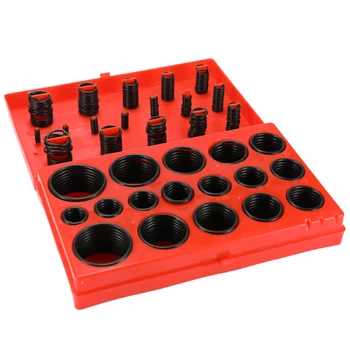 419PCS High Resilience Assortment Set Seal Gasket Universal NBR Rubber Oil Resistance O-ring Stable Property Kit 
419PCS High Resilience Assortment Set Seal Gasket Universal NBR Rubber Oil Resistance O-ring Stable Property Kit
