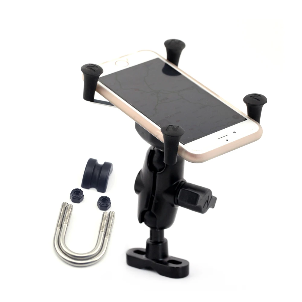 GPS Navigation Mobile Phone Mount Bracket X-Grip Holder Motorcycle Accessories Universal for 22mm 7/8" / 28mm 1 1/8" Handlebar
GPS Navigation Mobile Phone Mount Bracket X-Grip Holder Motorcycle Accessories Universal for 22mm 7/8" / 28mm 1 1/8" Handlebar