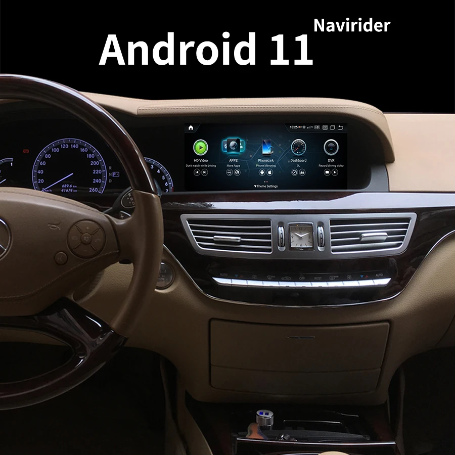 For Benz S Class S250 S280 S320 S350 S400 S500 S600 S63 AMG W221 10.25" Radio Car Multimedia Video Player Stereo Android 11 GPS
For Benz S Class S250 S280 S320 S350 S400 S500 S600 S63 AMG W221 10.25" Radio Car Multimedia Video Player Stereo Android 11 GPS