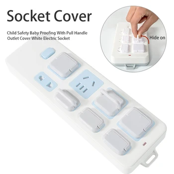 ABS Baby Proofing Home Invisible White Outlet Cover Child Safety Electric Socket Practical Anti Leakage With Pull Handle
ABS Baby Proofing Home Invisible White Outlet Cover Child Safety Electric Socket Practical Anti Leakage With Pull Handle