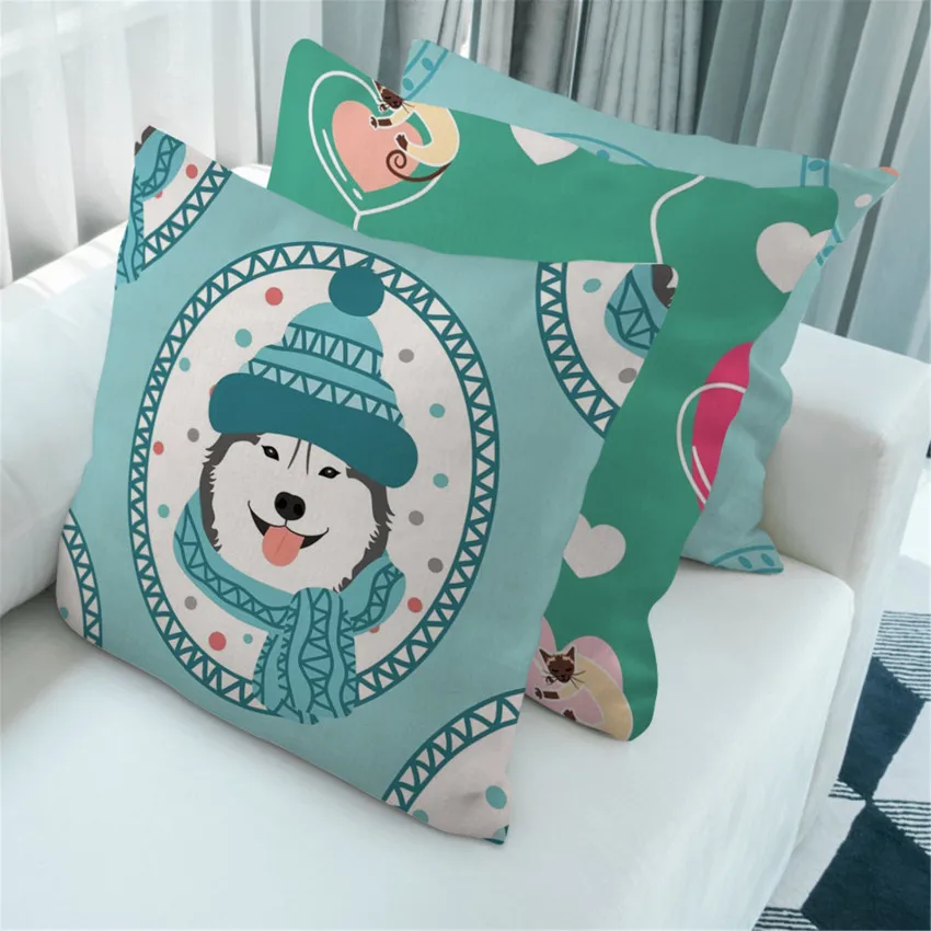 Cartoon Cute Dog Pillow Cover Case Decorative Puppy Dog Print Pillowcase Home Decoration Soft Plush Sofa Throw Pillow 45x45cm
Cartoon Cute Dog Pillow Cover Case Decorative Puppy Dog Print Pillowcase Home Decoration Soft Plush Sofa Throw Pillow 45x45cm