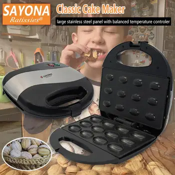 SAYONA Household Electric Walnut Cake Maker Sandwich Breakfast Machine Sandwich Iron Toaster Baking Breakfast Pan Oven
SAYONA Household Electric Walnut Cake Maker Sandwich Breakfast Machine Sandwich Iron Toaster Baking Breakfast Pan Oven