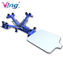 4 Color 1 Station Silk Screen Printing Press Equipment DIY Rotary Print Machine
4 Color 1 Station Silk Screen Printing Press Equipment DIY Rotary Print Machine