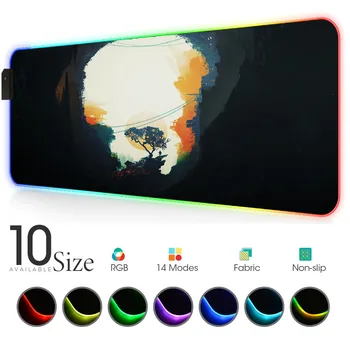 Landscape RGB Mouse Pad Black Gamer Accessories escritorio accesorio Large LED MousePad Gaming with Backlit desk pad
Landscape RGB Mouse Pad Black Gamer Accessories escritorio accesorio Large LED MousePad Gaming with Backlit desk pad