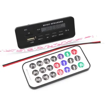 Recording Car USB V5.0 Hands-free MP3 Player Integrated 5v 12V MP3 Decoder Board Module Remote Control
Recording Car USB V5.0 Hands-free MP3 Player Integrated 5v 12V MP3 Decoder Board Module Remote Control