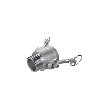 1'' BSPT Male Thread 304 Stainless Steel Camlock Connector Type B Water Pipe Fitting Quick Release Coupling
1'' BSPT Male Thread 304 Stainless Steel Camlock Connector Type B Water Pipe Fitting Quick Release Coupling