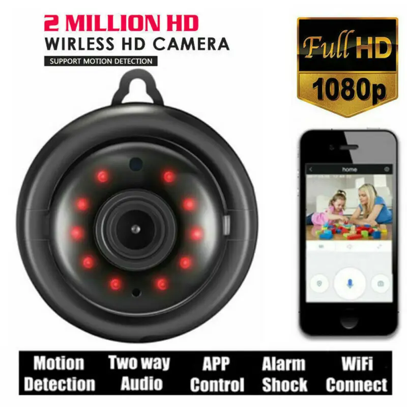 2019 Newest Fashion Mini Wireless WIFI IP Camera HD Smart Home Security Camera Night Vision 1080P
2019 Newest Fashion Mini Wireless WIFI IP Camera HD Smart Home Security Camera Night Vision 1080P