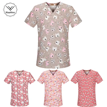 17 Color Medical Scrubs Dentist Nurse Uniform Nursing Print Scrub Tops 100%Cotton Hospital Pharmacy Doctors Work Wear Clothes
17 Color Medical Scrubs Dentist Nurse Uniform Nursing Print Scrub Tops 100%Cotton Hospital Pharmacy Doctors Work Wear Clothes