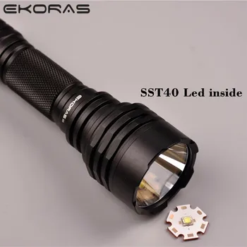 Ekoras S9 SST40 1300 Lumens 6500K 18650 Flashlight Work Lamp Waterproof Outdoor Hunting LED Torch C8 Flashlight Camping Torch
Ekoras S9 SST40 1300 Lumens 6500K 18650 Flashlight Work Lamp Waterproof Outdoor Hunting LED Torch C8 Flashlight Camping Torch