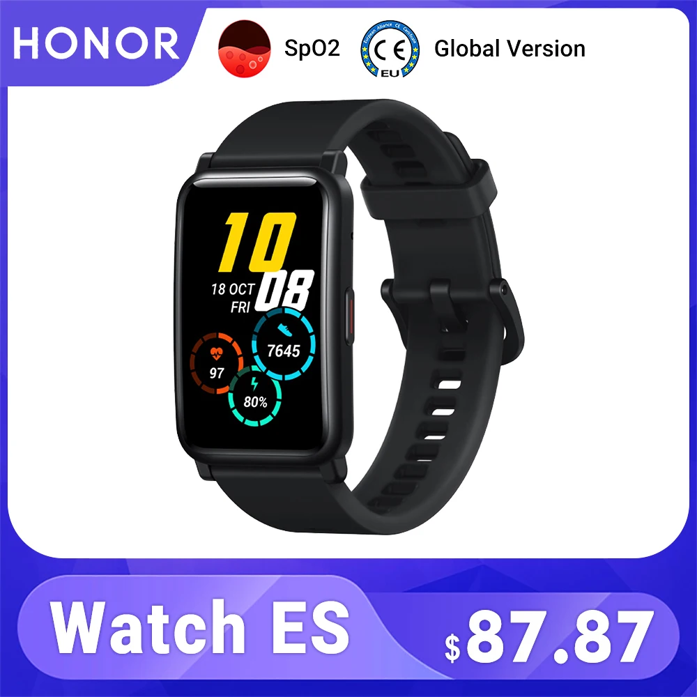 New Honor Watch ES Smart Watch Global Version 1.64 inch AMOLED Touch Display Monitoring Blood Oxygen 5ATM Heart Rate Android iOS
New Honor Watch ES Smart Watch Global Version 1.64 inch AMOLED Touch Display Monitoring Blood Oxygen 5ATM Heart Rate Android iOS