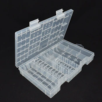 New Plastic Battery Storage Box Transparent Hard Batteries Storage Case Holder Practical Organizer Container for AAA AA Battery 
New Plastic Battery Storage Box Transparent Hard Batteries Storage Case Holder Practical Organizer Container for AAA AA Battery