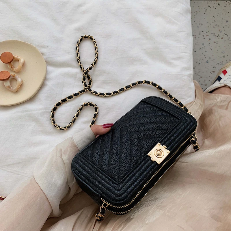 Luxury Brand Logo Pu Leather Women Chain Shoulder Bags Famous Design Ladies Paris Messenger Vintage Crossbody bags YL Satchels
Luxury Brand Logo Pu Leather Women Chain Shoulder Bags Famous Design Ladies Paris Messenger Vintage Crossbody bags YL Satchels