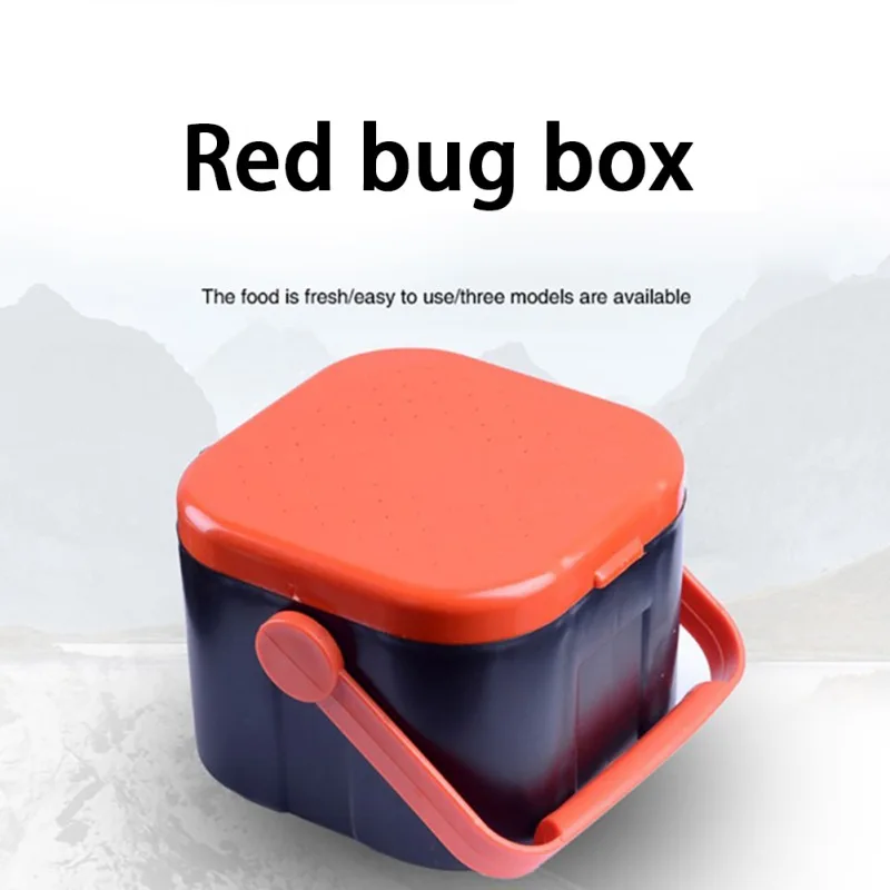New Hot! Pin Earthworm Box Fishing Gear Fishing Accessories Red Insect Box Earthworm Box With Red Handle Box Red Insect Box
New Hot! Pin Earthworm Box Fishing Gear Fishing Accessories Red Insect Box Earthworm Box With Red Handle Box Red Insect Box