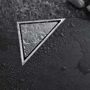 Stainless Steel Type Triangle Floor Drain Bathroom Tile Invisible Shower Drain Hair Catcher Clean Strainer
Stainless Steel Type Triangle Floor Drain Bathroom Tile Invisible Shower Drain Hair Catcher Clean Strainer