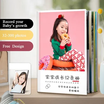 

Custom Made PhotoBook Print Record Baby'g Growth Customization Log Book Photograph Album Remember Children Grow Up Photo Book