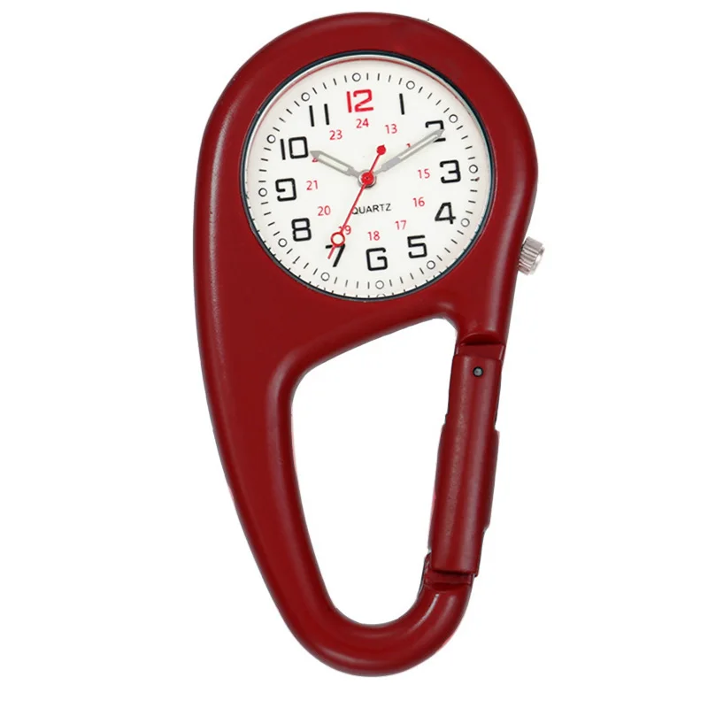 Carabiner Clip Pocket Watch for Nurse Fob Medical Sports Watches Vintage Clock Mountaineering Sports Equipment Dropshipping