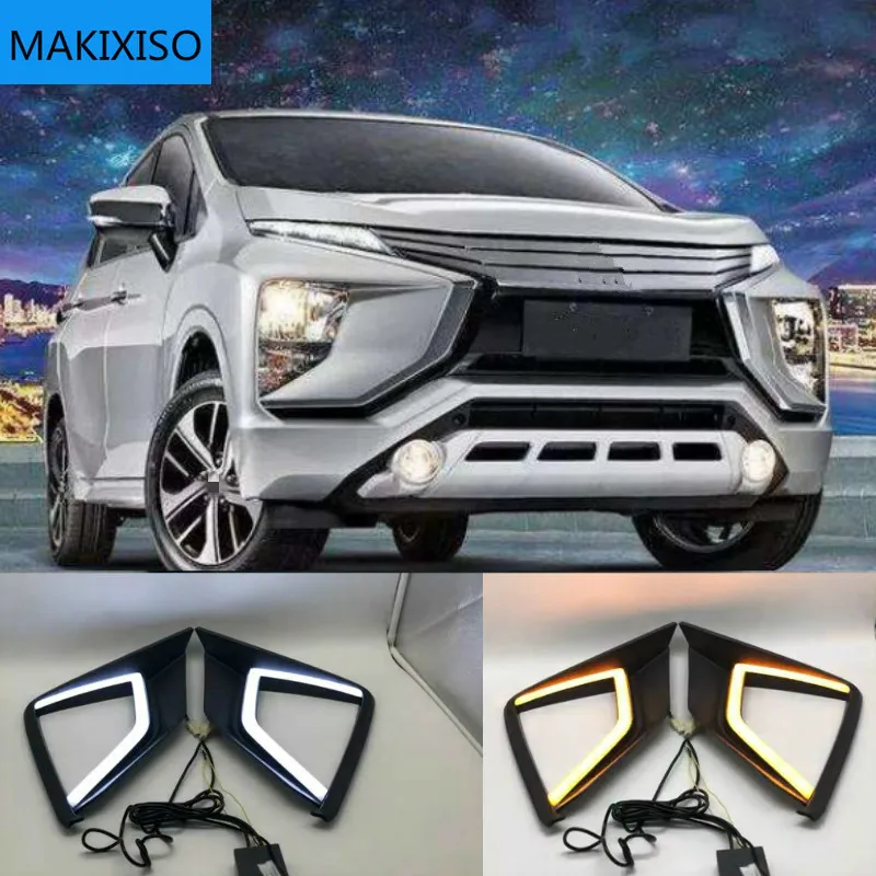 Светодиодные дневные ходовые огни для Mitsubishi Xpander 2017, 2018, 2019, противотуманные фары DRL с желтым указателем поворота, 2 шт.
Светодиодные дневные ходовые огни для Mitsubishi Xpander 2017, 2018, 2019, противотуманные фары DRL с желтым указателем поворота, 2 шт.