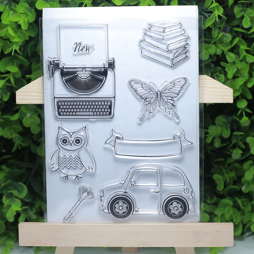 New computer owl car book key transparent clear stamps for Scrapbooking/Card Making/Stamps set stationery gift decoration supply
New computer owl car book key transparent clear stamps for Scrapbooking/Card Making/Stamps set stationery gift decoration supply