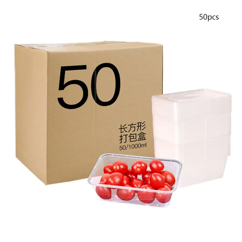 Disposable Lunch Box 1000Ml Square Packing Box Good Sealing Performance Refrigerator Refrigeration Microwave Heating 50/20 Pcs
Disposable Lunch Box 1000Ml Square Packing Box Good Sealing Performance Refrigerator Refrigeration Microwave Heating 50/20 Pcs