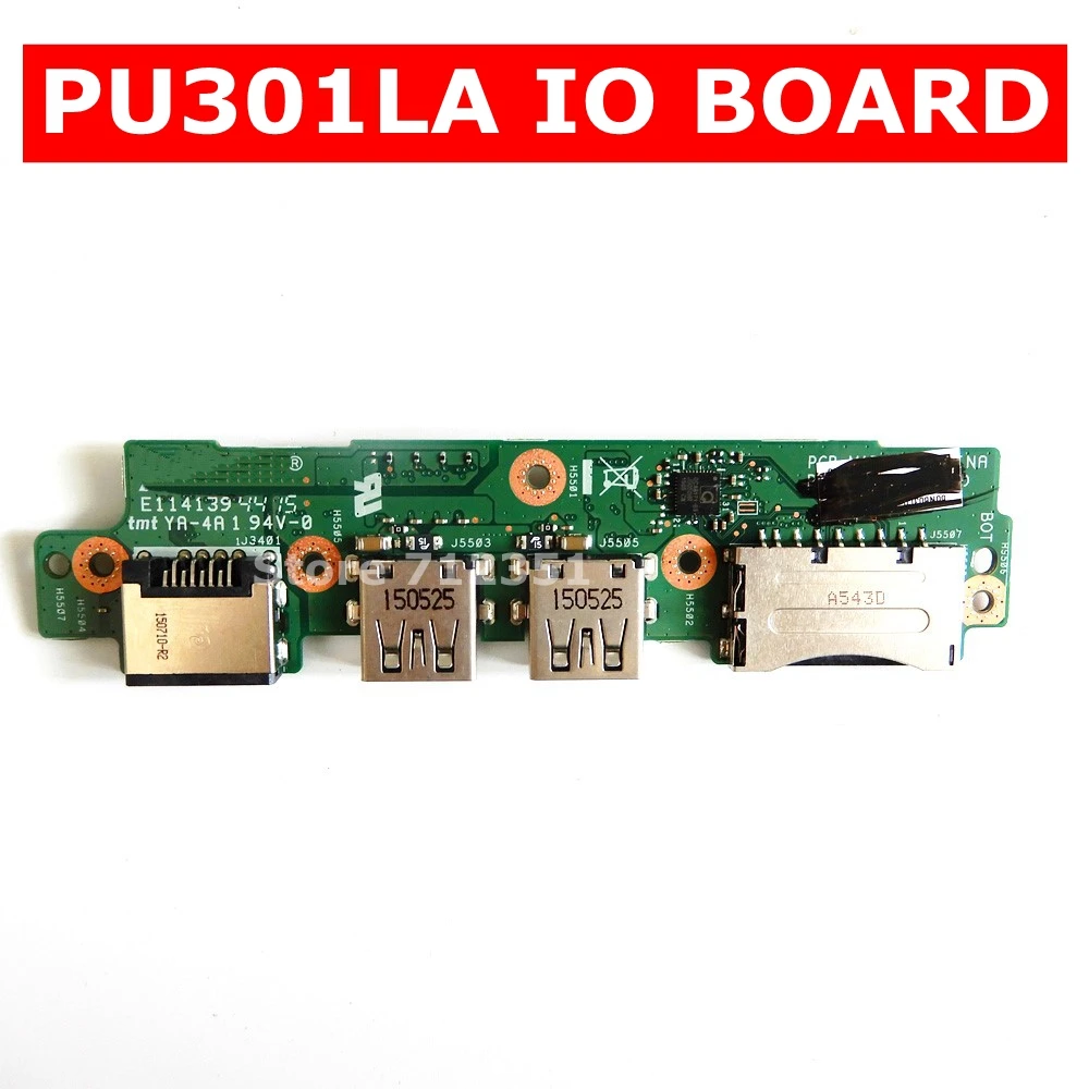 Сетевая плата для ASUS PU301LA IO_Board REV 2 01 PU301 PU301L IO USB SD-карта тест 100% ОК | Компьютеры и