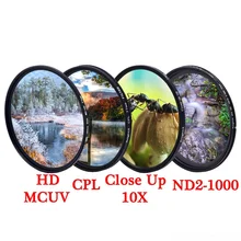 KnightX MCUV UV CPL ND Star line ND2-ND1000 variable polarizer colse up Macro Camera dslr Lens Filter colored light photo color
KnightX MCUV UV CPL ND Star line ND2-ND1000 variable polarizer colse up Macro Camera dslr Lens Filter colored light photo color
