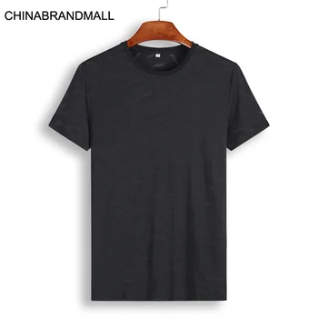 Plus Fat Plus Size Short Sleeve T Shirt Male Round Neck Loose Fat Man Thin Section Elastic Force Half Sleeve T Shirt Hollow
Plus Fat Plus Size Short Sleeve T Shirt Male Round Neck Loose Fat Man Thin Section Elastic Force Half Sleeve T Shirt Hollow