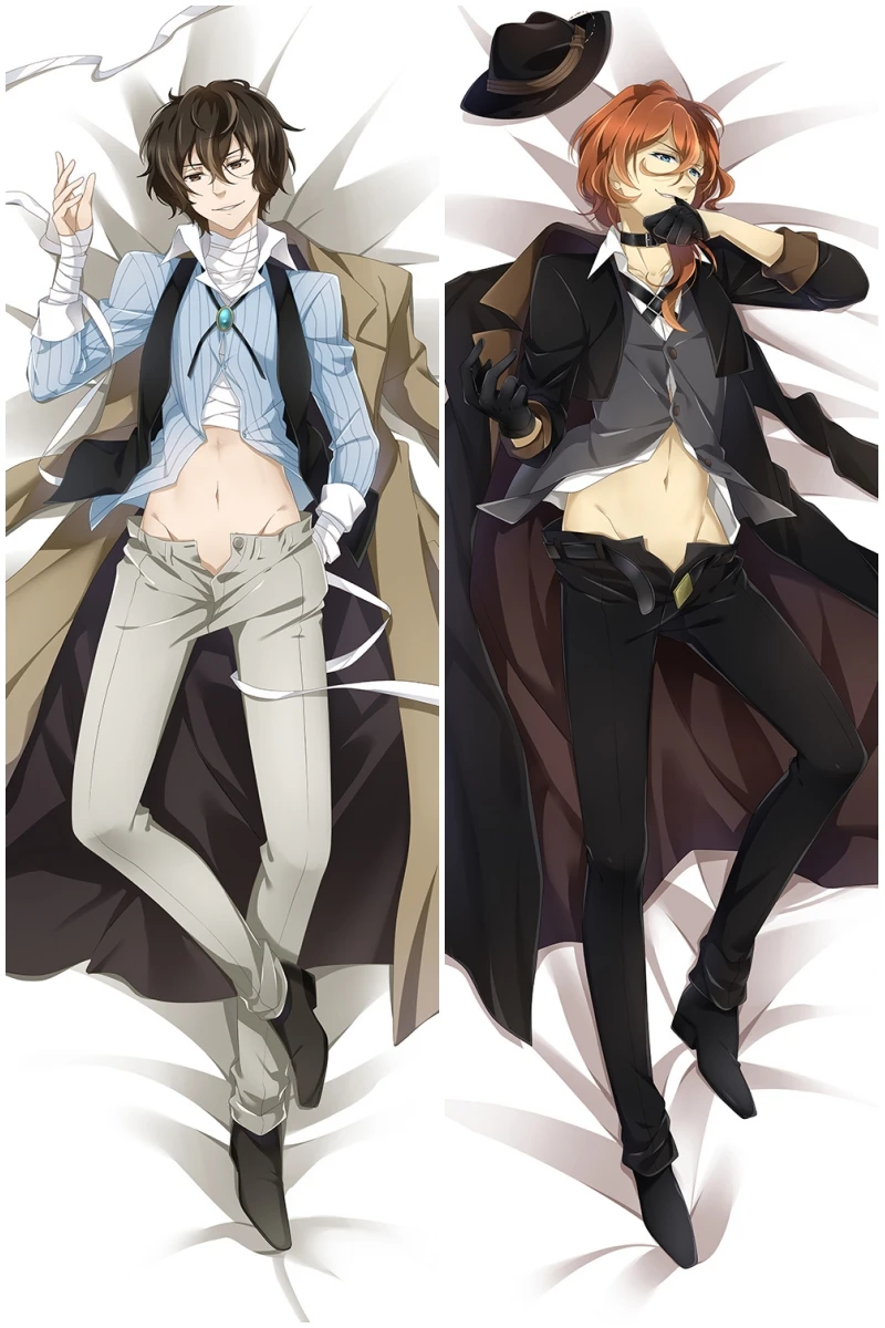 Anime Bungo Stray Dogs Dazai Osamu Cosplay Dakimakura Pillow Case Hugging Body Gift |
