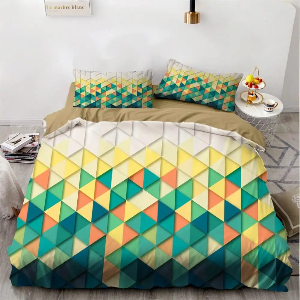 2020 Winter Bedding Set Geometry Stone Duvet Cover Modern Bed Linen Set Stripe Grid Bed Set Home Textile with Pillowcases
2020 Winter Bedding Set Geometry Stone Duvet Cover Modern Bed Linen Set Stripe Grid Bed Set Home Textile with Pillowcases