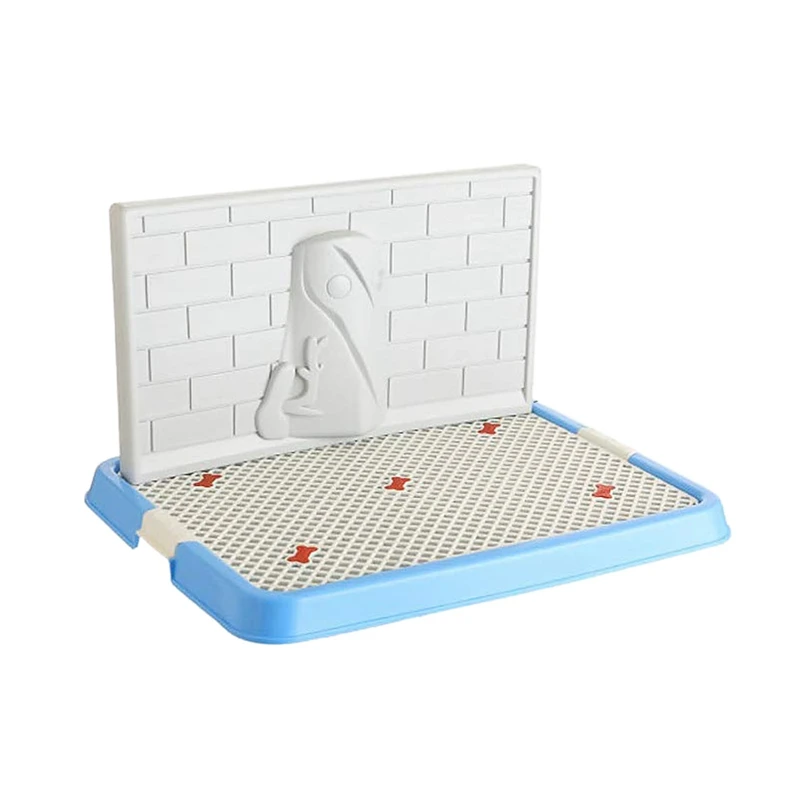 Indoor Pet Dog Puppy Potty Tray with Pee Post Protection Simulation Wall,No-Torn Puppy Pad Dog Toilet for Male/Boy Puppies and L
Indoor Pet Dog Puppy Potty Tray with Pee Post Protection Simulation Wall,No-Torn Puppy Pad Dog Toilet for Male/Boy Puppies and L