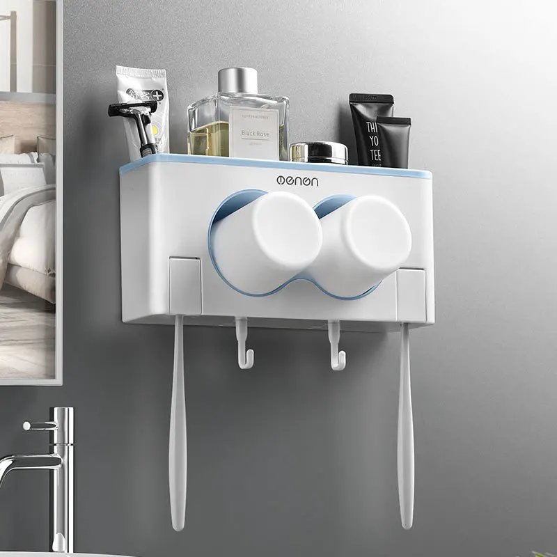 Toothbrush Rack Hole-Free Gargle Toothbrush Cup Wall-Mounted Bathroom Wall-Mounted Dental Gear Set
Toothbrush Rack Hole-Free Gargle Toothbrush Cup Wall-Mounted Bathroom Wall-Mounted Dental Gear Set