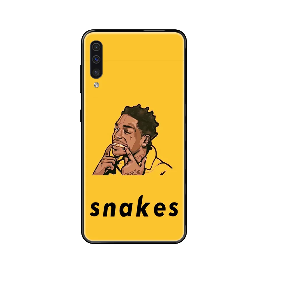 kodak black rap singer Phone case For Samsung Galaxy A 3 5 6 7 8 20 40 50 70 71 E S Plus 2016 2017 2018 black pretty funda 3D
