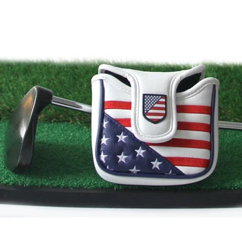 Golf Mallet Putter Headcover - Replacement Putter Cover - Club Head Protector with USA Flag Design
Golf Mallet Putter Headcover - Replacement Putter Cover - Club Head Protector with USA Flag Design
