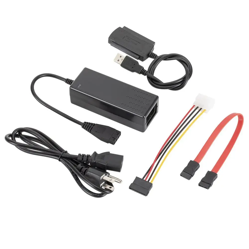 Кабель-переходник Sata Pata Ide-Usb 2 0 для жесткого диска 5/3 5 дюйма | Компьютеры и офис