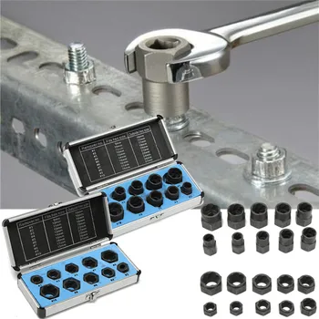 10pcs/Set Damaged Bolts Nuts Black Nuts Screws Remover Extractor Removal Tools Set Threading Tool Kit With 2 Styles
10pcs/Set Damaged Bolts Nuts Black Nuts Screws Remover Extractor Removal Tools Set Threading Tool Kit With 2 Styles