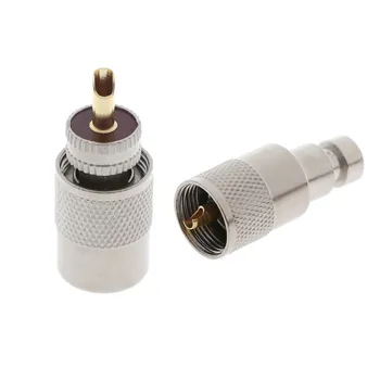 1 Piece Screwed Coupling Connector RF UHF Coaxial Male PL259 Plug Crimp RG8U RG58-3
1 Piece Screwed Coupling Connector RF UHF Coaxial Male PL259 Plug Crimp RG8U RG58-3