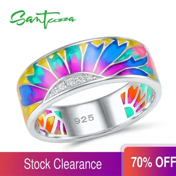 SANTUZZA Silver Ring For Women 925 Sterling Silver Fashion Rings for Women 2017 Cubic Zirconia Ringen Party Jewelry Enamel
SANTUZZA Silver Ring For Women 925 Sterling Silver Fashion Rings for Women 2017 Cubic Zirconia Ringen Party Jewelry Enamel
