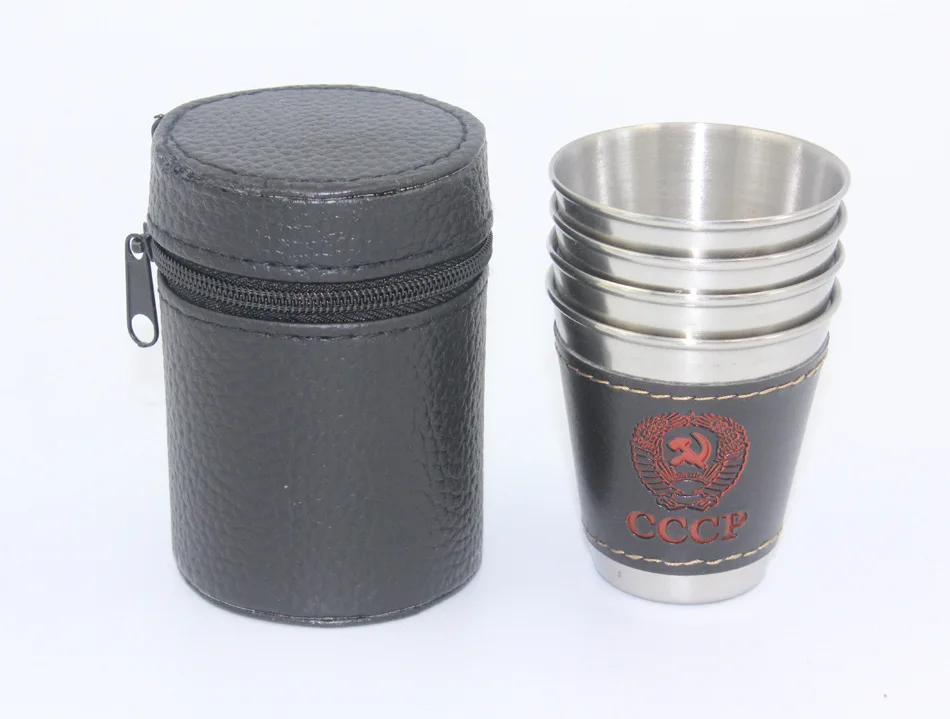 Environmental Stainless Steel Wine Beer Cup Whiskey 4pcs Mugs Leather Outdoor Camping Tableware Travel Cups Set Picnic Supplie
Environmental Stainless Steel Wine Beer Cup Whiskey 4pcs Mugs Leather Outdoor Camping Tableware Travel Cups Set Picnic Supplie