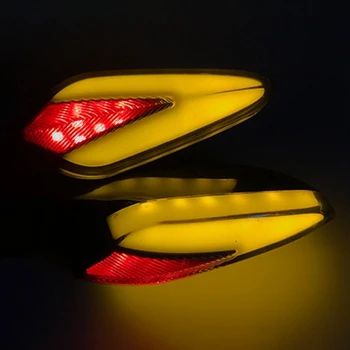 Motorcycle Turn Signals Light 21LED Blinker Dual-Color DRL Indicator Flashing LED Stop Signals Brake Lights Amber+Red
Motorcycle Turn Signals Light 21LED Blinker Dual-Color DRL Indicator Flashing LED Stop Signals Brake Lights Amber+Red