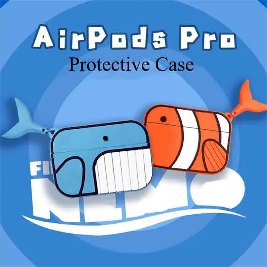 1PC Whale Wireless Bluetooth-compatible Headphone Cases For Airpods Pro Silicone Case Headset Earphone Protective Case Cover
1PC Whale Wireless Bluetooth-compatible Headphone Cases For Airpods Pro Silicone Case Headset Earphone Protective Case Cover