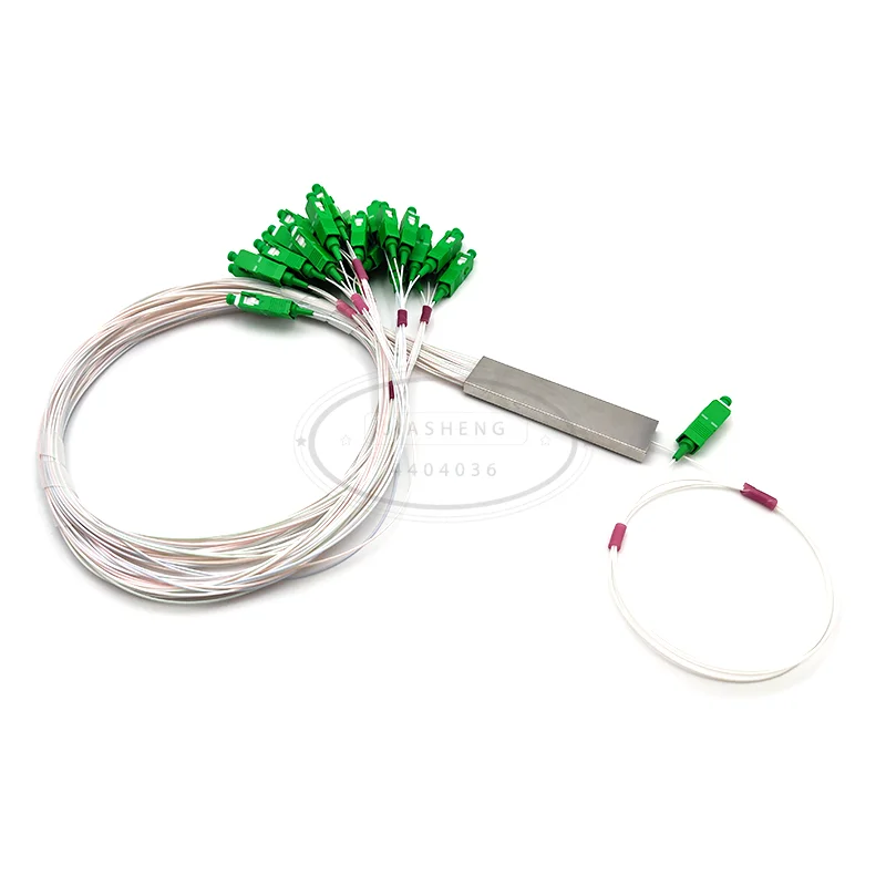 0.9mm Steel Tube Fiber Optic PLC Splitter 1x32 SC/APC Mini Blockless 1*32 SC /APC Connector
0.9mm Steel Tube Fiber Optic PLC Splitter 1x32 SC/APC Mini Blockless 1*32 SC /APC Connector