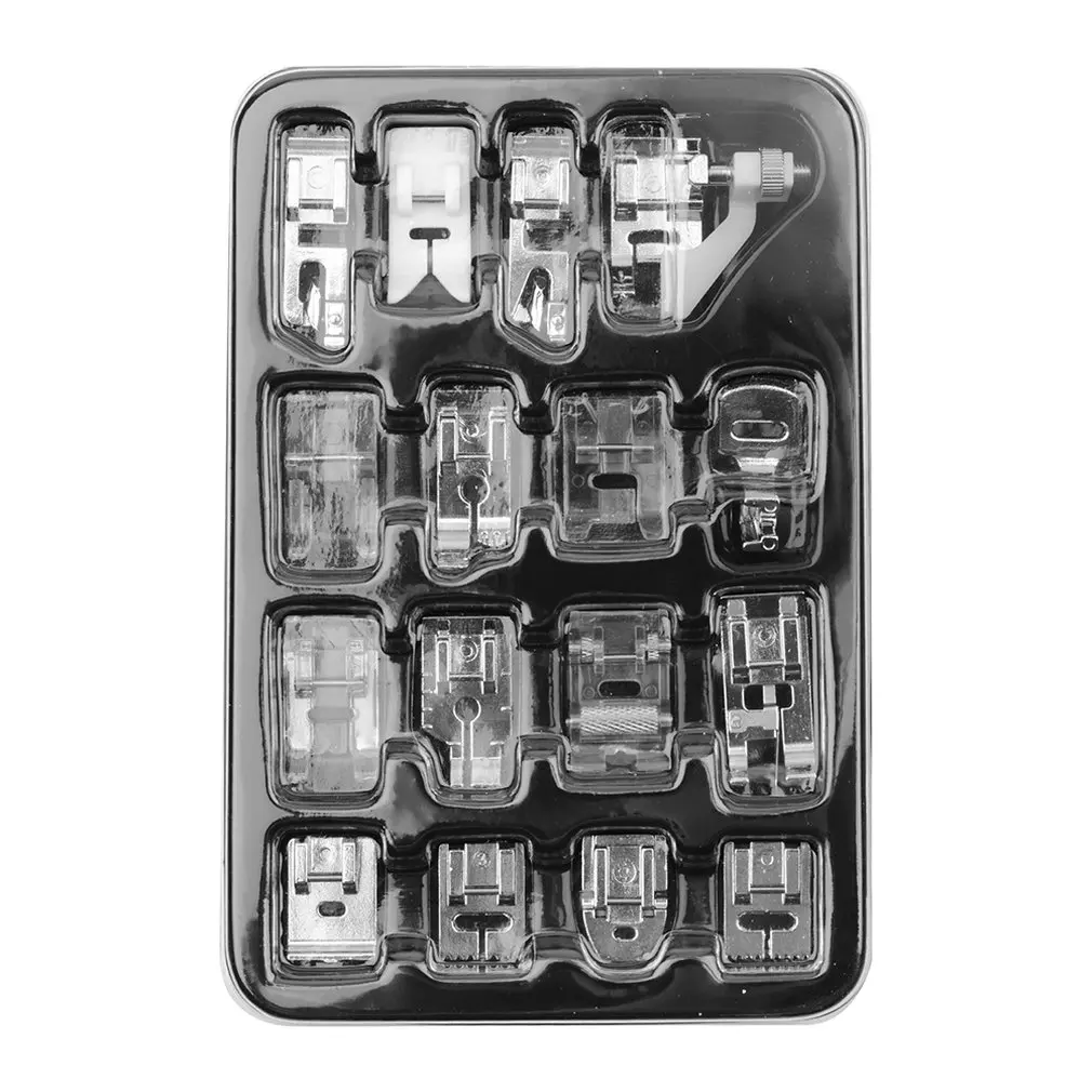 Household Sewing Machine Presser Foot Multi-function Sewing Accessories Common 16-piece Set Presser Foot Type B
Household Sewing Machine Presser Foot Multi-function Sewing Accessories Common 16-piece Set Presser Foot Type B