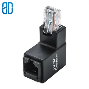 Ethernet Adapter Cat5e/Cat6 Up Angle Ethernet Adapter, 90 Degree and 270 Degree RJ45/ 8P8C Ethernet Female to RJ45/ 8P8C Male
Ethernet Adapter Cat5e/Cat6 Up Angle Ethernet Adapter, 90 Degree and 270 Degree RJ45/ 8P8C Ethernet Female to RJ45/ 8P8C Male
