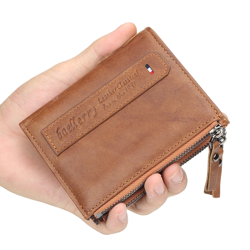 Hot Sale Men's Short Wallet Leather Zipper Multifunction Wallet Large Capacity Multi Card Coin Purse
Hot Sale Men's Short Wallet Leather Zipper Multifunction Wallet Large Capacity Multi Card Coin Purse