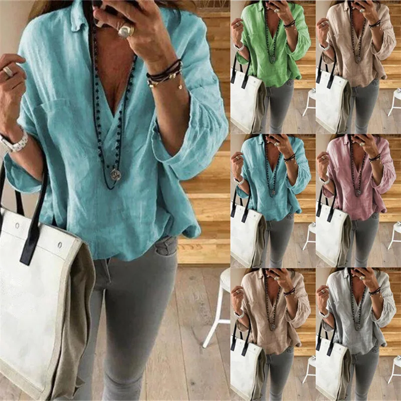 Plus Size Autumn Solid Color Plus Size Loose Simple Style Women Pullover Blouse
Plus Size Autumn Solid Color Plus Size Loose Simple Style Women Pullover Blouse