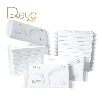 Deyo Baby Tissue 100% Virgin Wood Pulp Cotton Soft Skin-friendly Paper 3 Layer Disposable Tissue Paper 20pieces*40packs
Deyo Baby Tissue 100% Virgin Wood Pulp Cotton Soft Skin-friendly Paper 3 Layer Disposable Tissue Paper 20pieces*40packs