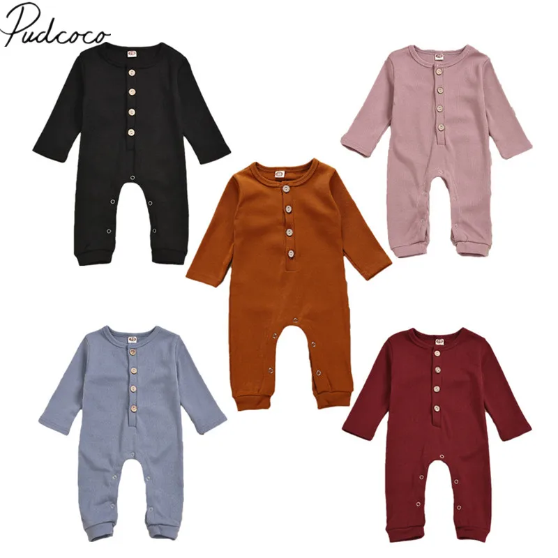 2020 Baby Spring Autumn Clothing Infant Baby Girl Boy Clothes Long Sleeve Knitted Romper Ribbed Solid Jumpsuit Overall Outfits
2020 Baby Spring Autumn Clothing Infant Baby Girl Boy Clothes Long Sleeve Knitted Romper Ribbed Solid Jumpsuit Overall Outfits