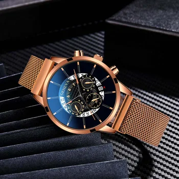 Men's Watch reloj hombre Stainless Steel Calendar Quartz Wristwatch Men Sports Watch Military Geneva Clock relogio masculino
Men's Watch reloj hombre Stainless Steel Calendar Quartz Wristwatch Men Sports Watch Military Geneva Clock relogio masculino