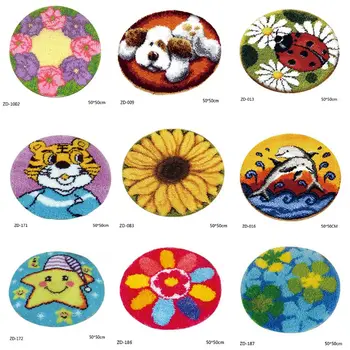 Cartoon DIY Latch Hook Rug Kit 3D Segment Embroidery Cushion Coarse Wool Cross Stitch Carpet Set Crafts
Cartoon DIY Latch Hook Rug Kit 3D Segment Embroidery Cushion Coarse Wool Cross Stitch Carpet Set Crafts