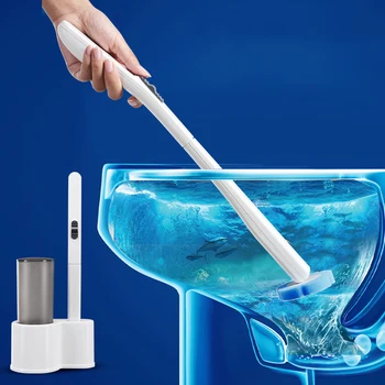 Disposable Toilet Brush Holder Wand Toilet Scrubber Disposable Cleaning Brush 12 Toilet Wand Refill Heads Bathroom Accessories
Disposable Toilet Brush Holder Wand Toilet Scrubber Disposable Cleaning Brush 12 Toilet Wand Refill Heads Bathroom Accessories